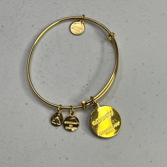 Disney Alex & Ani Mickey Mouse Santa Bangle Bracelet Holiday Charm - Picture 2 of 7
